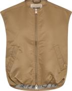 Mos Mosh Mmkura Solid Waistcoat Kvinde Sesame Veste Str S - hos Magasi...