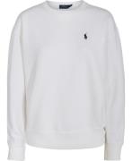 Polo Ralph Lauren Fleece Pullover Kvinde Hvid Sweatshirts Str L - hos ...