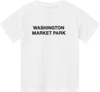 Les Deux Washington Tshirt Kids Str 134/140 - White/black Kortærmede T...