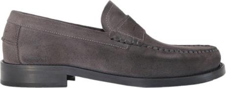 Garment Project Miles Penny Loafer Charcoal Suede Mand Charcoal Sneake...