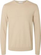 Selected Homme Slhberg Crew Neck Noos Mand Oatmeal/melange Sweatshirts...