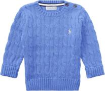 Polo Ralph Lauren Combed Cottonls Cable Cn-tp-swt Str 6M / 6-9 mdr - B...