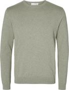 Selected Homme Slhberg Crew Neck Noos Mand Vetiver/melange Sweatshirts...