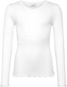 Rosemunde Rkbalta LS Regular Lace Tshirt Str 128 - Hvid Langærmede T-s...