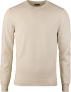 Stenströms Sweater Knitted Crew Neck Hemp / Cotton Mand White Sweaters...