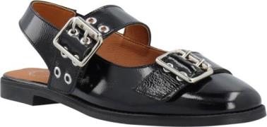 Cashott Casdiana Mary Jane Patent Kvinde Black Flade Sandaler Str 40 -...