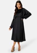 Bubbleroom Occasion Khrista Satin Dress Black 4XL