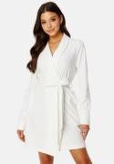 BUBBLEROOM Vania velour robe Cream L