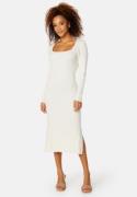 BUBBLEROOM Osminda knitted cut out dress Cream L