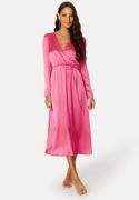 Bubbleroom Occasion Rae Satin Dress Pink M