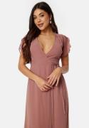 Bubbleroom Occasion Grienne Wrap Gown Old rose S