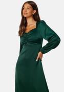 Bubbleroom Occasion Ginita Lace Insert Dress Dark green 36