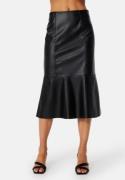 BUBBLEROOM Emme pu skirt Black M