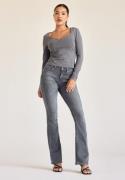 ONLY Onlblush Mid Flared Jeans Grey Denim L/30