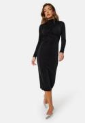 VILA Verona Funnel Neck Mid Dress Black S