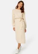 BUBBLEROOM Amira Knitted Dress Light beige XS