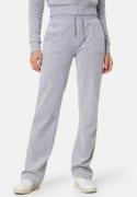 Juicy Couture Del Ray Classic Velour Pant Silver Marl L
