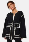 VERO MODA Vmzayla LS jacket Black Detail:Birch S XL