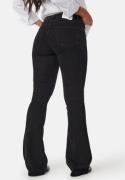 Pieces Pcpeggy Flared High Waist Jeans Black XL