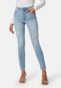 ONLY Onlblush Mid Skinny Ankle Denim Light Medium Blue Denim M/30