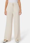 SELECTED FEMME Sflviva-Gulia HW  Linen Pant Sandshell 44