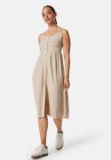 VILA Vipricil strap button dress Feather Gray 42