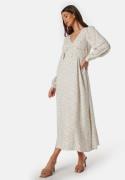 BUBBLEROOM Pennie Viscose Maxi Dress Offwhite/Patterned 36