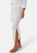 VILA Vimargot Midi knit skirt Egret XS