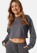 BUBBLEROOM Eliza Crop Sweatshirt Dark grey M