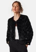 Chiara Forthi Diva Party Faux Fur Black 36