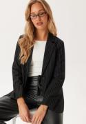 BUBBLEROOM Regular Fit Blazer Black/White 42