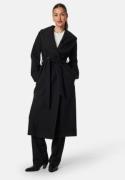 BUBBLEROOM Shawl Collar Coat Black L