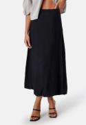 BUBBLEROOM Bubble Hem Midi Skirt Black XS