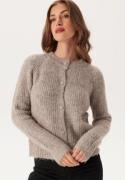 ONLY Onlmaggie Life Ls O-neck Cardi Malt Ball/Melange S