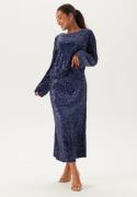 Happy Holly Sequin A-line Midi Skirt Midnight blue 36/38