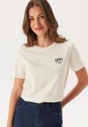 GANT Reg Small Graphic Ss T-shirt Cream S