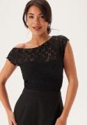 BUBBLEROOM Lace Top Black S