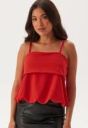 BUBBLEROOM Balloon Strap Top Red S