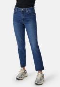 GANT Straight Cropped Jeans Dark Blue Broken In 27