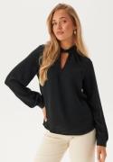 VILA Visurashil High Neck L/S TOP T Black Beauty 44