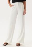 Happy Holly High Waist Wide Suit Pants Cream 38