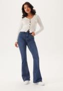 BUBBLEROOM High Flare Superstretch Jeans Medium blue 40