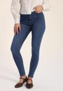 BUBBLEROOM High Full length Superstretch Jeans Medium blue 44