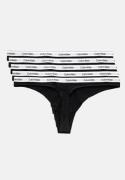 Calvin Klein 5 pack Thong (Low-Rise) BLACK/BLACK/BLACK/BLACK/BLACK XS