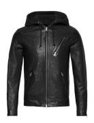 Harwood Jacket Læderjakke Skindjakke Black AllSaints