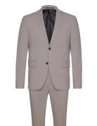 Plain Mens Suit - Normal Lenght Habit Beige Lindbergh