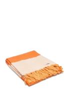 Motril Plaid Home Textiles Cushions & Blankets Blankets & Throws Orang...