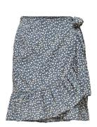 Onlolivia Wrap Skirt Wvn Noos Kort Nederdel Multi/patterned ONLY