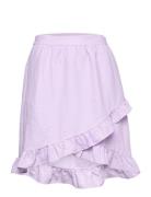 Lia Skirt Kort Nederdel Purple Noella
