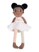 Rubens Barn Docka-Poppy-Ecobud Toys Dolls & Accessories Dolls Multi/pa...